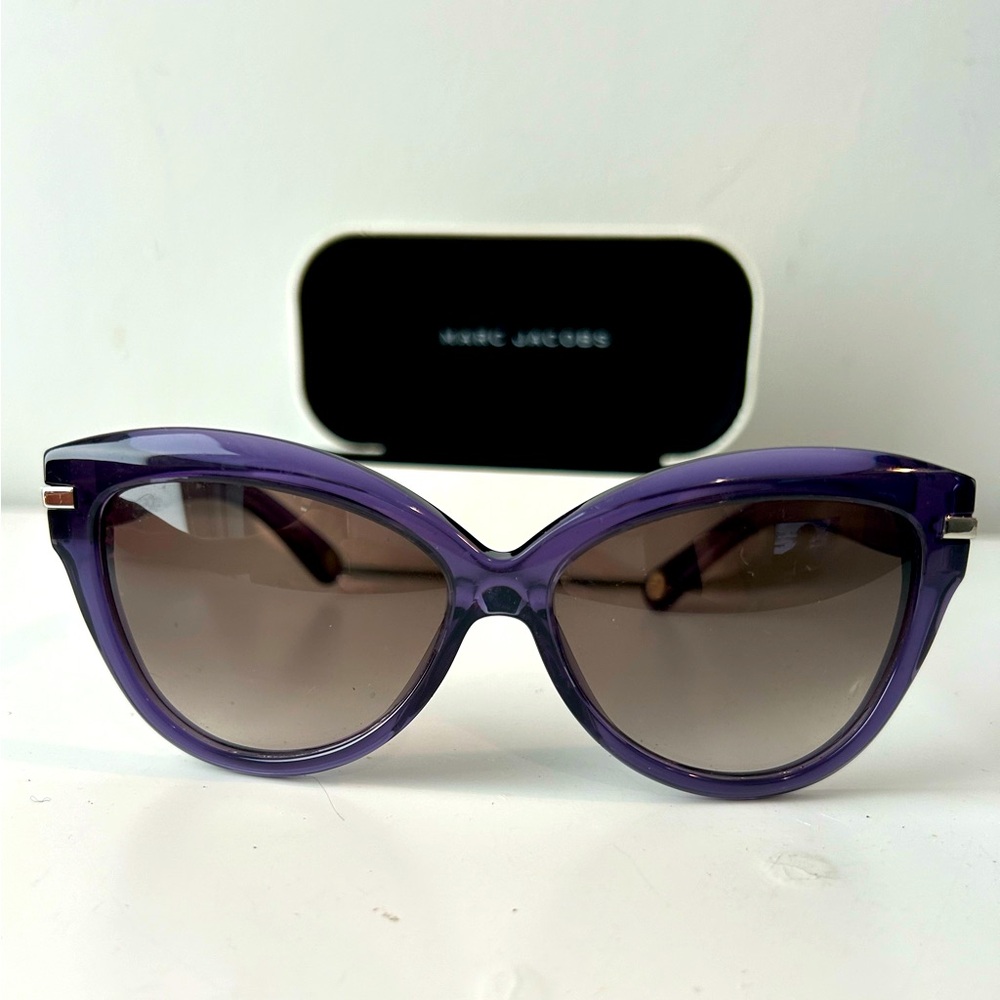 Marc Jacobs purple sunglasses worn but excellent condition